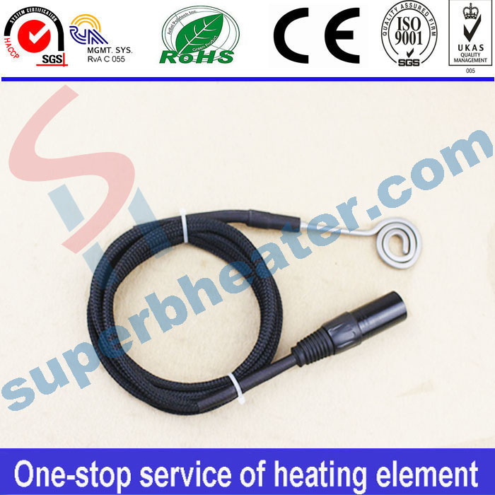 K Type Thermocouple Flat Hot Runner Coil Heater
