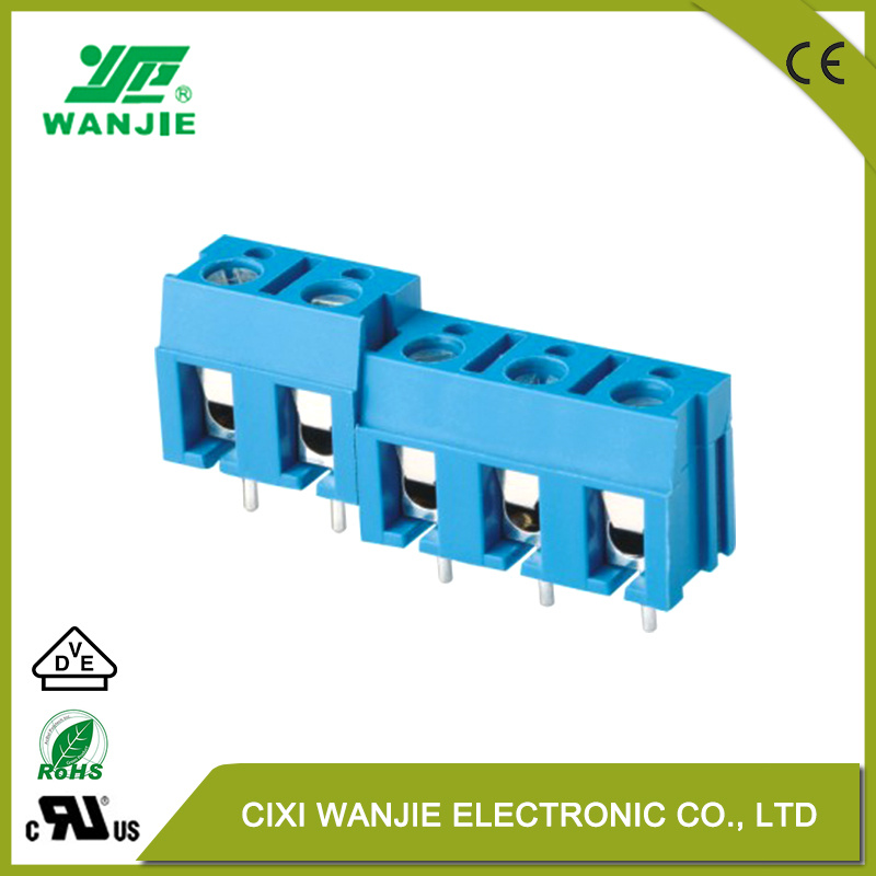 PCB Terminal Block Screw Connector with High Current Wj370, Pitch 7.5mm