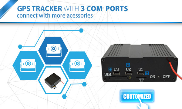 GPS Vehicle Tracker with Camera and Fuel Sensor and RFID
