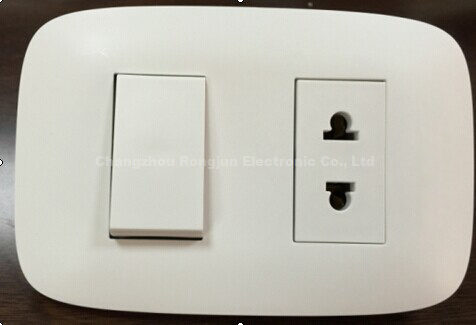 High Quality ABS Copper 10A 250V Wall Socket Switch (CN-004)