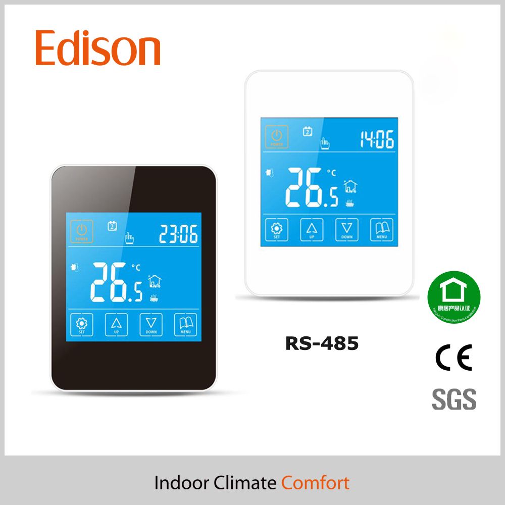 LCD Touch Screen Heating RS485 Modbus Programmable Room Thermostat (TX-928H-M)