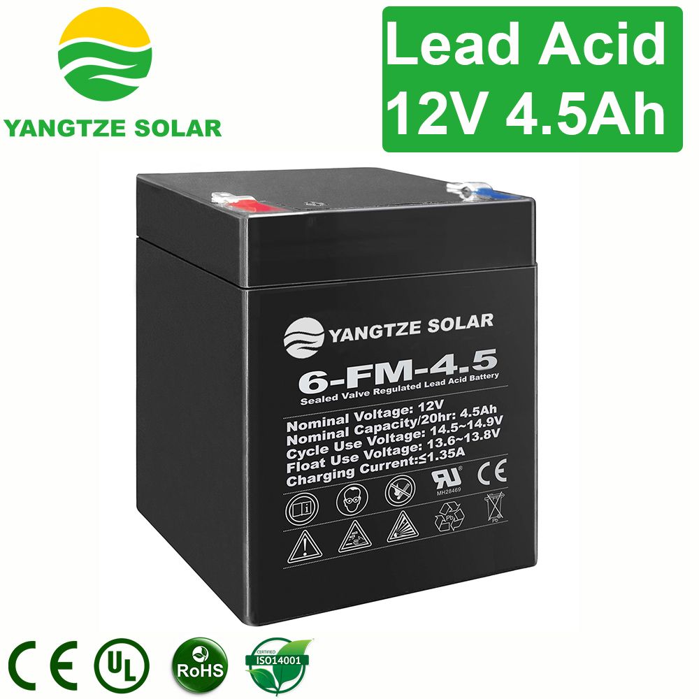 12V 4.5ah Battery with Ce ISO UL Approved