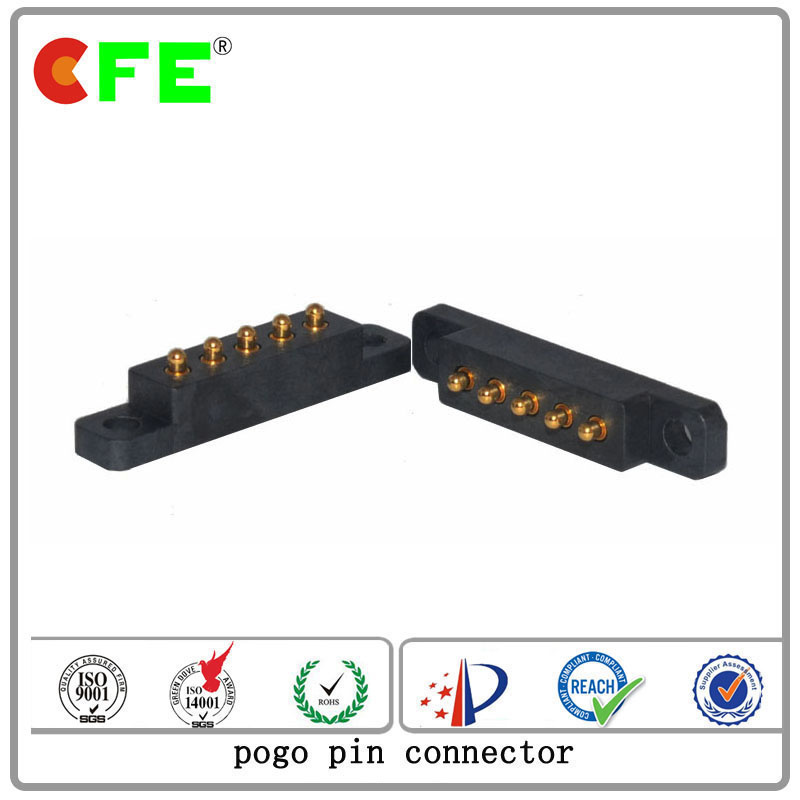 Brass Pogo Pin 2.54mm Pitch Battery Connector