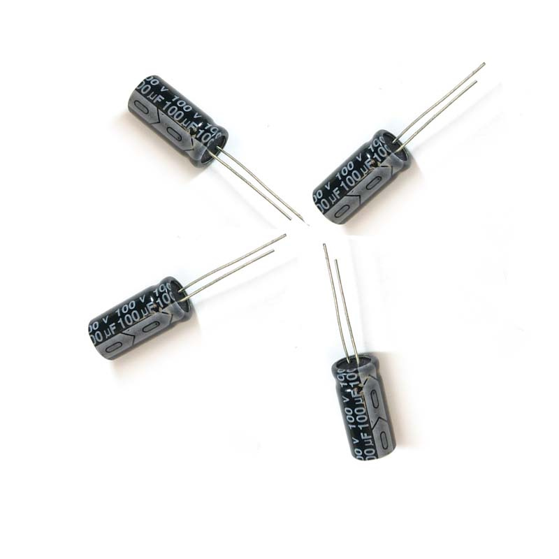 100UF/25V Low Leakage Aluminum Electrolytic Capacitor Topmay
