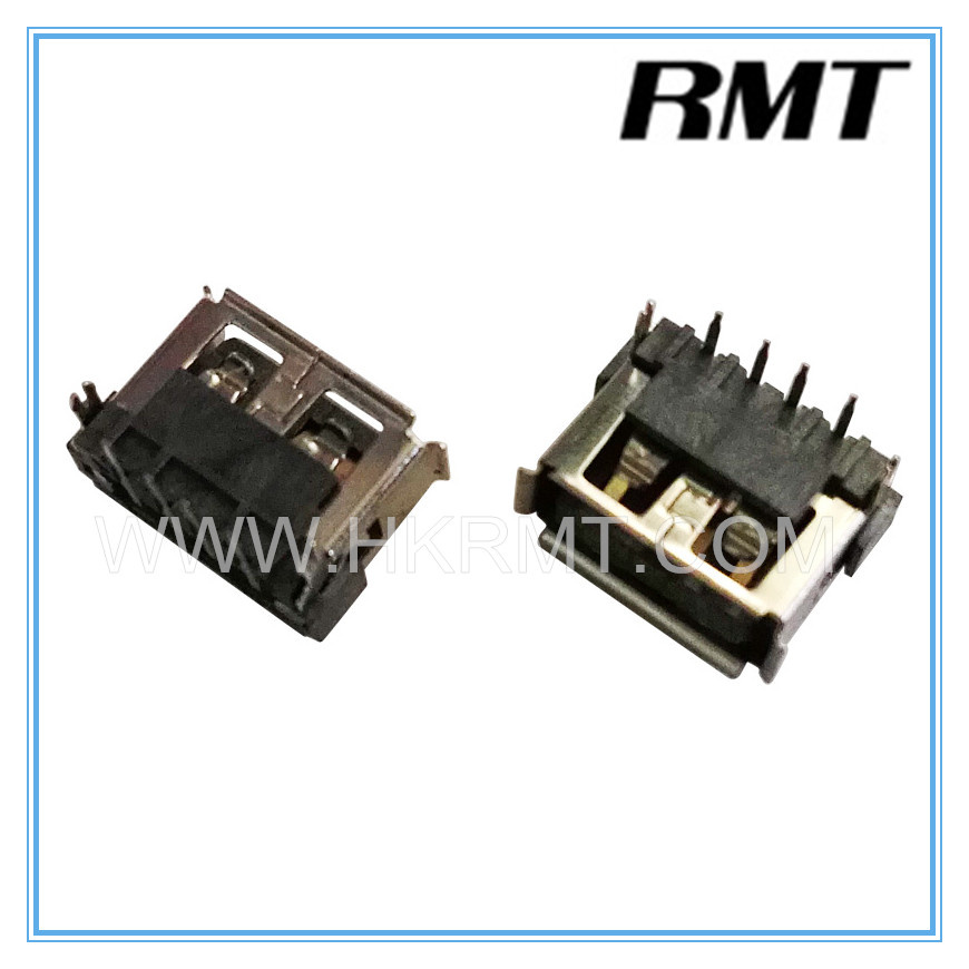 Stand 2A USB Connector (USB-AF050404T10WT)