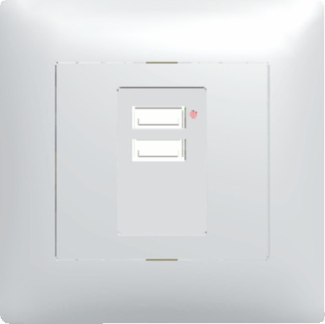 European Standard V188d Double USB Outlet 2100mA