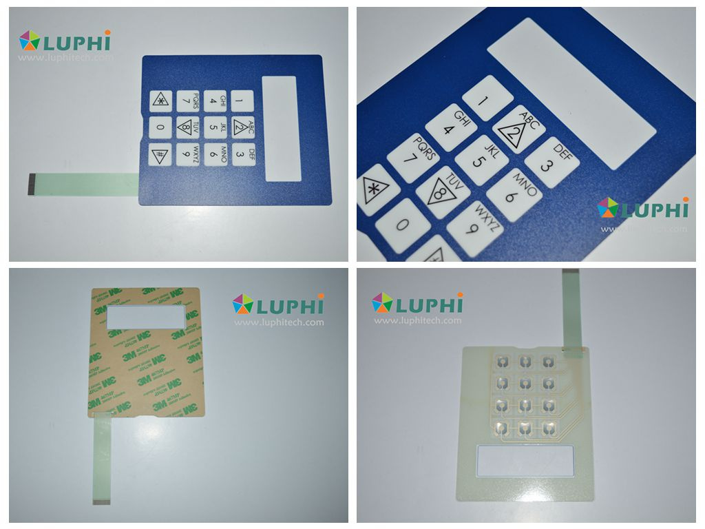 3*4 Matrix Membrane Switch with Metal Domes (MIC-0182)