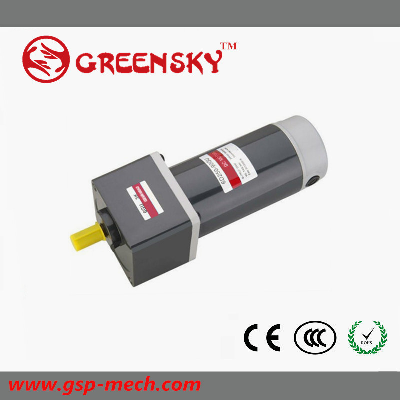 GS High Efficiency AC Reversible 60W 90mm Gear Motor with High Quality