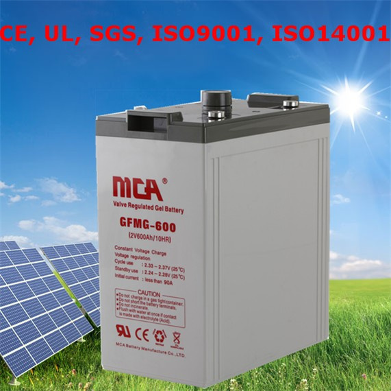 Good Quality Wind Battery Storage Battery Rechargeable Battery 2V