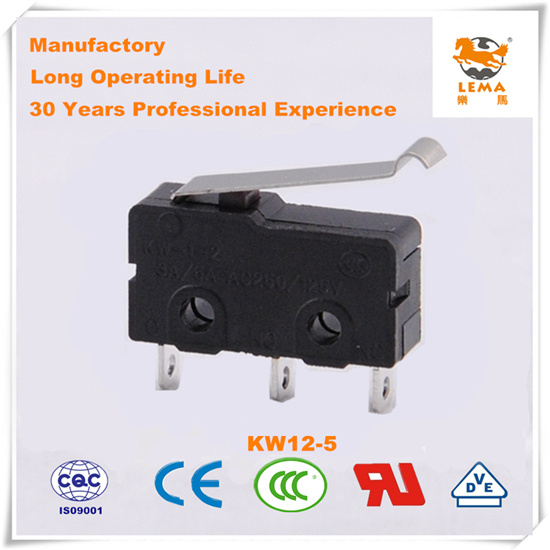 Lema Black Kw12-5 Micro Switch