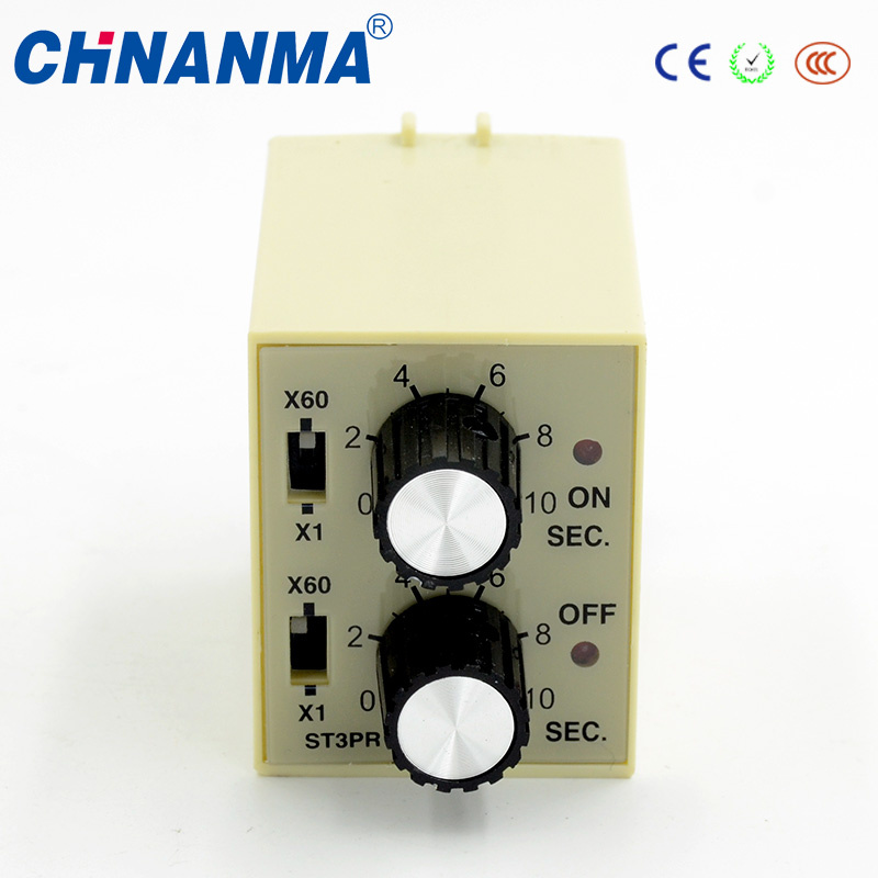 Innovative Product Time Delay Relay St3pr Twin Timer