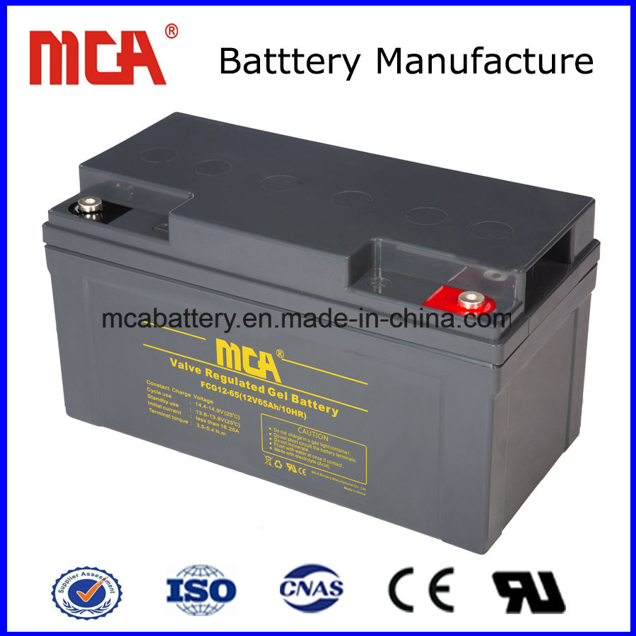 Wholesale 12V 65ah Lead Acid Storage Solar Gel Battery