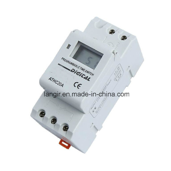 Ahtc20A 20A 250VAC Digital Programmable Time Timer Switch