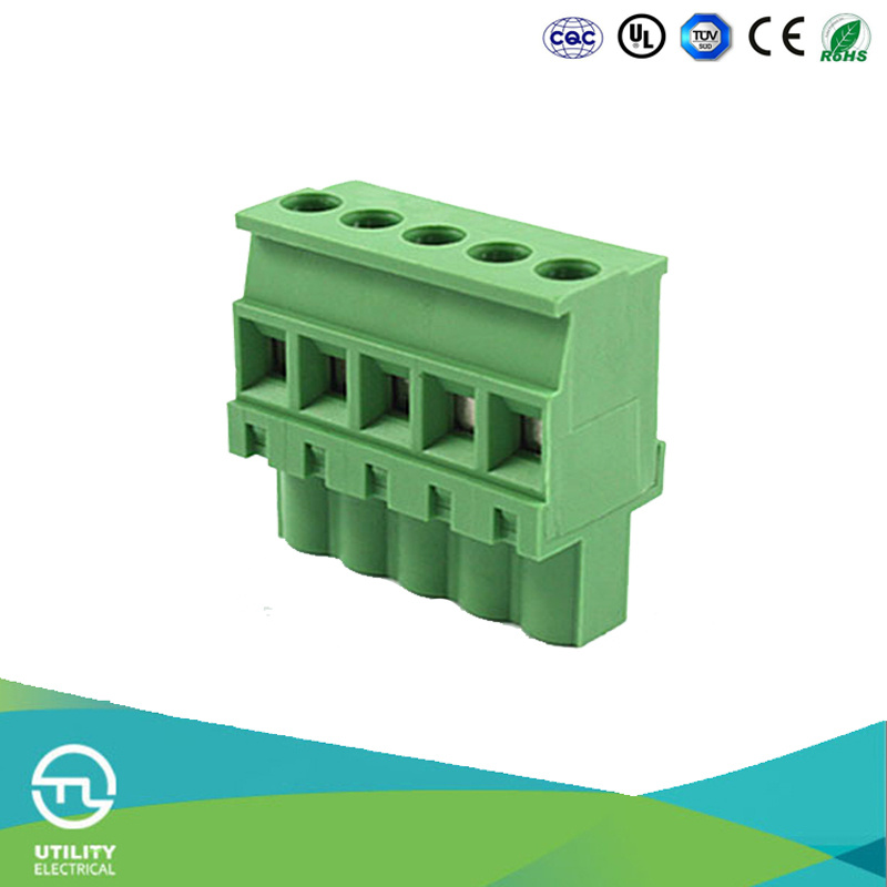 Header Male Shrouded Straight Pitch 5.08mm PCB Connector
