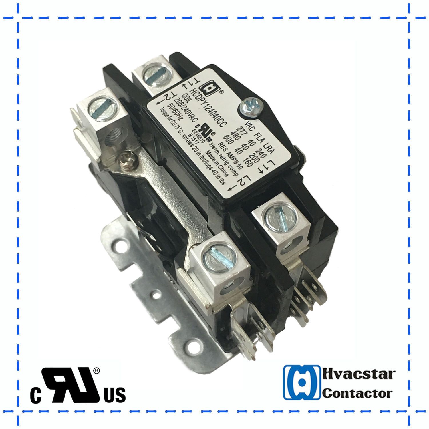 Air Conditioner One Pole AC Contactor with Competitive Price 240V 40A