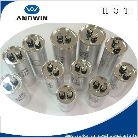 AC Motor Capacitor/Motor Run Capacitor/Aluminum Cover Round Capacitor