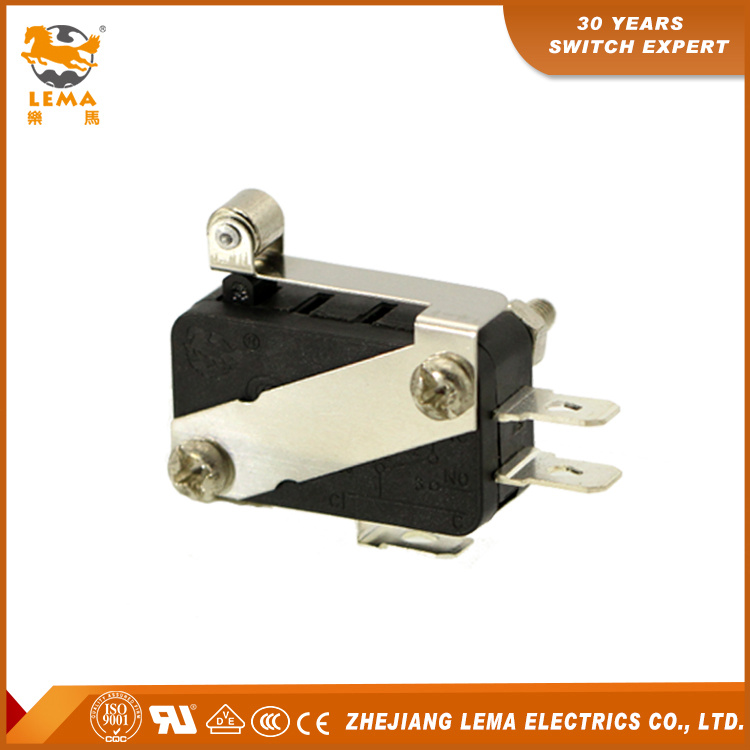 Lema 16A Kw7-33 Roller Lever Spdt Snap Action Micro Switch