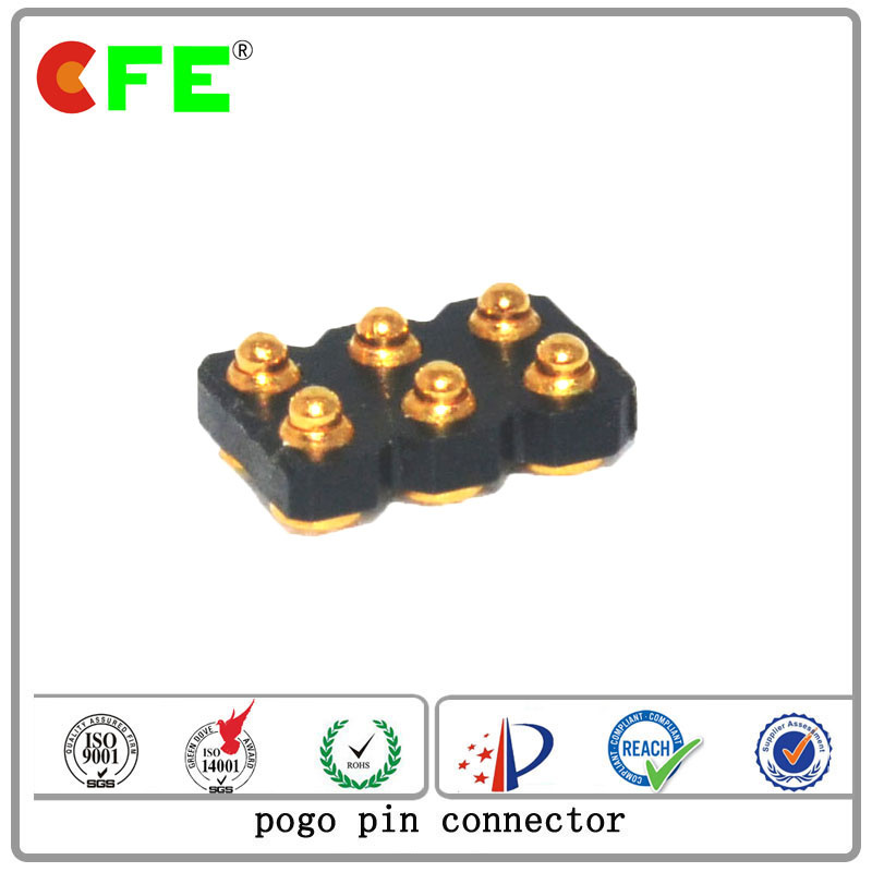 Gold Plate Spring Loaded Connector Pin with High Temperature Plastic