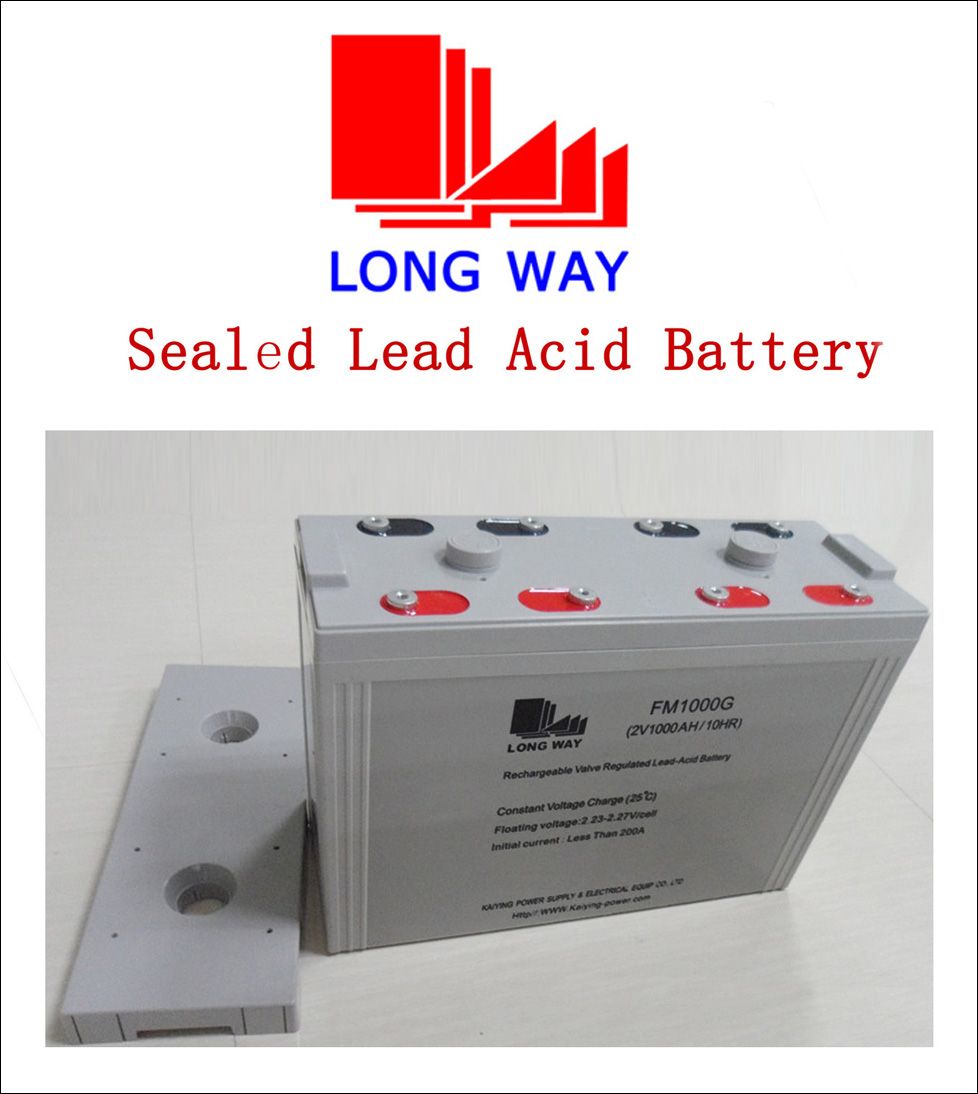 PV System UPS Sealed Lead Acid Battery 2V1000ah