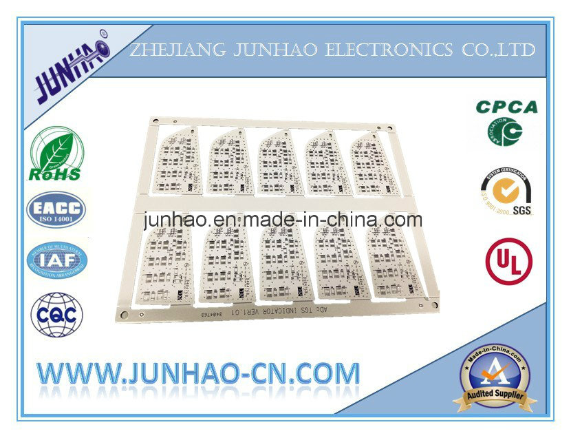 2layer White Fr-4 Double-Side PCB Manufacturing