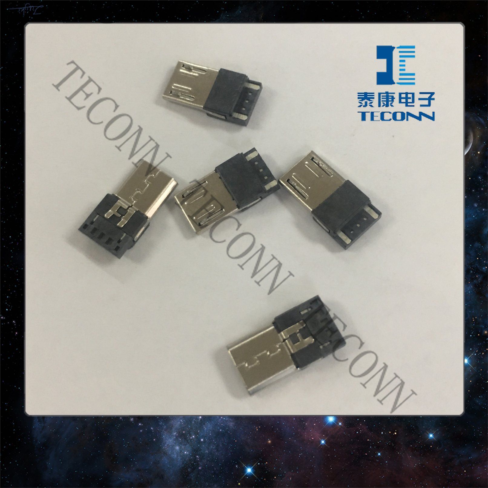 Micro USB 5pin B0503c Receptacle Connector