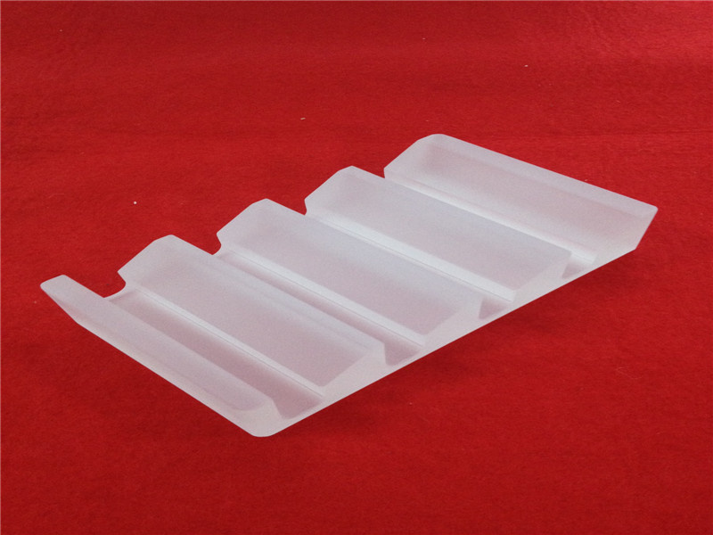 Further Processing Customized Purity Frosty Silica Quartz Plate for Semiconductor