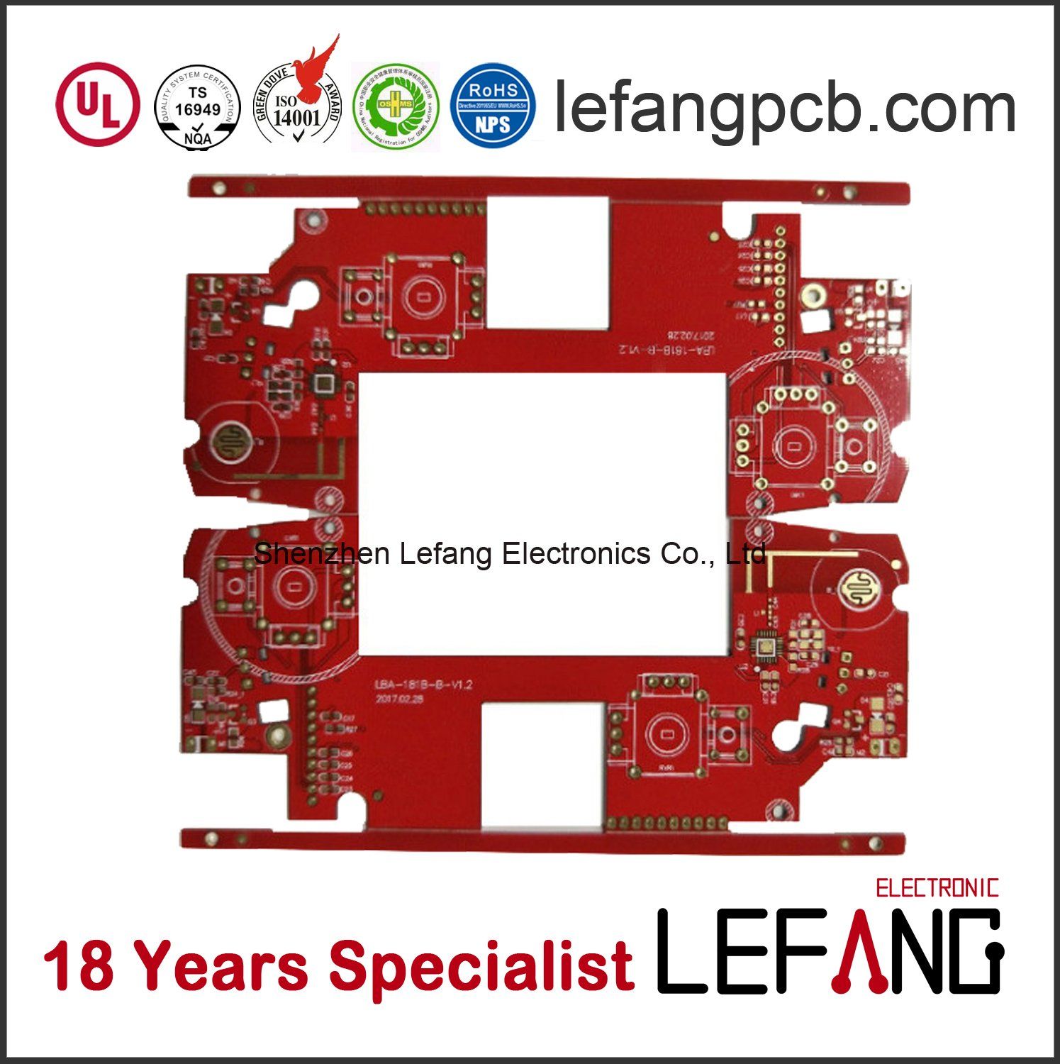 High Tg150 PCB Board Multilayer Medical Control Board
