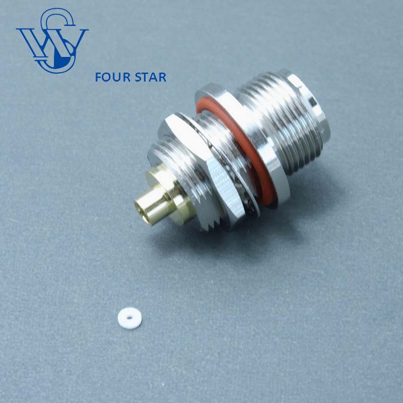 N Female Jack Back Bulkhead Connector for Rg402 Cable