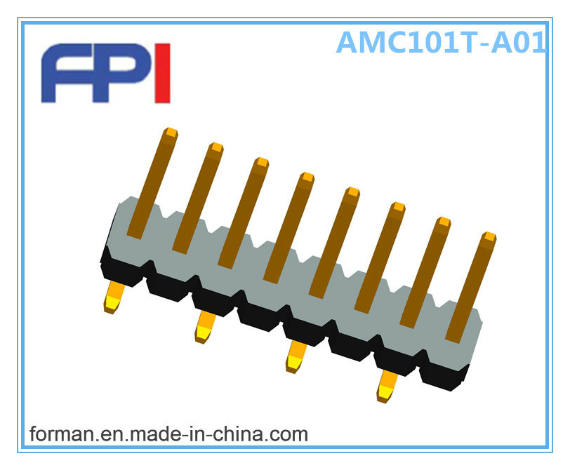 Single Row 8pins 1.27mm SMT Type Pin Header