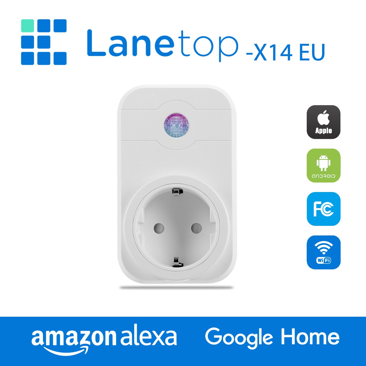 EU Standard WiFi Wireless Mini Smart Socket Outlet