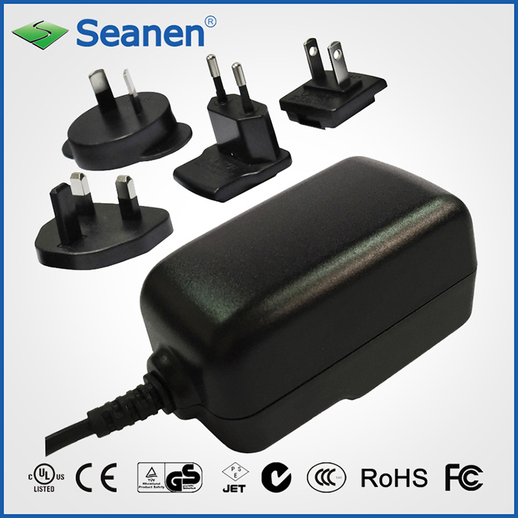 12W Multi-Pin AC Adaptor (RoHS, efficiency level VI)