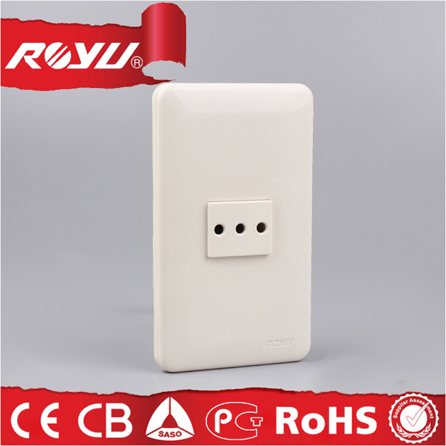 120 Type PC Material 3 Hole Italy Design Electric Socket