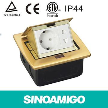 Ground Supply Shuko Floor Socket Box