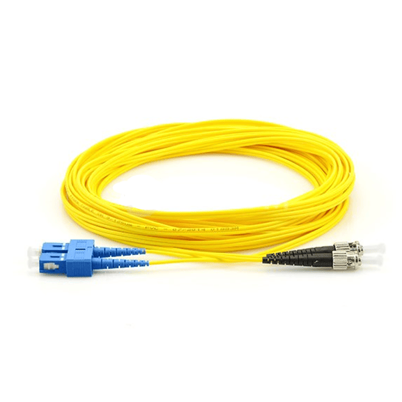 Sc-St Fiber Optic Patch Cords Sm Dx Upc Standard