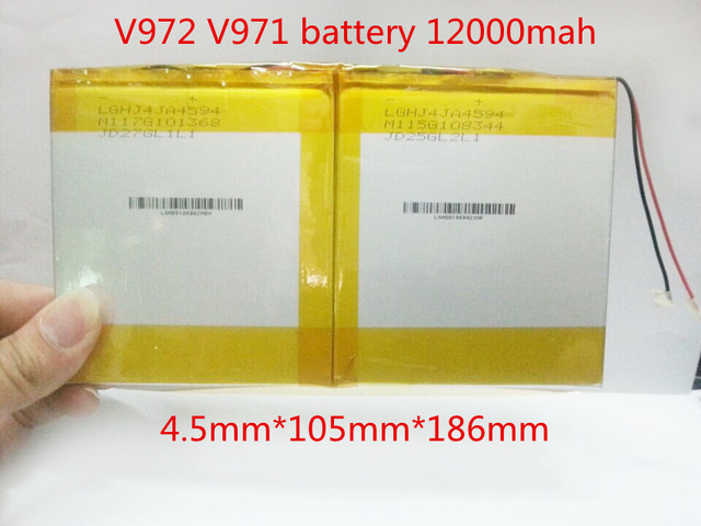 3.7V Lithium Polymer Batteries 4593105pl 12000mAh Tablet PC