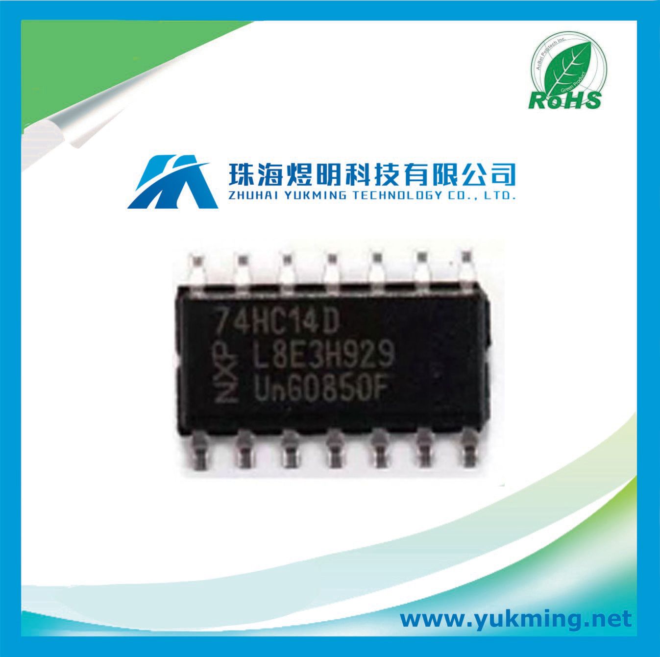 Hex Inverting Schmitt Trigger IC 74hc14D Integrated Circuit