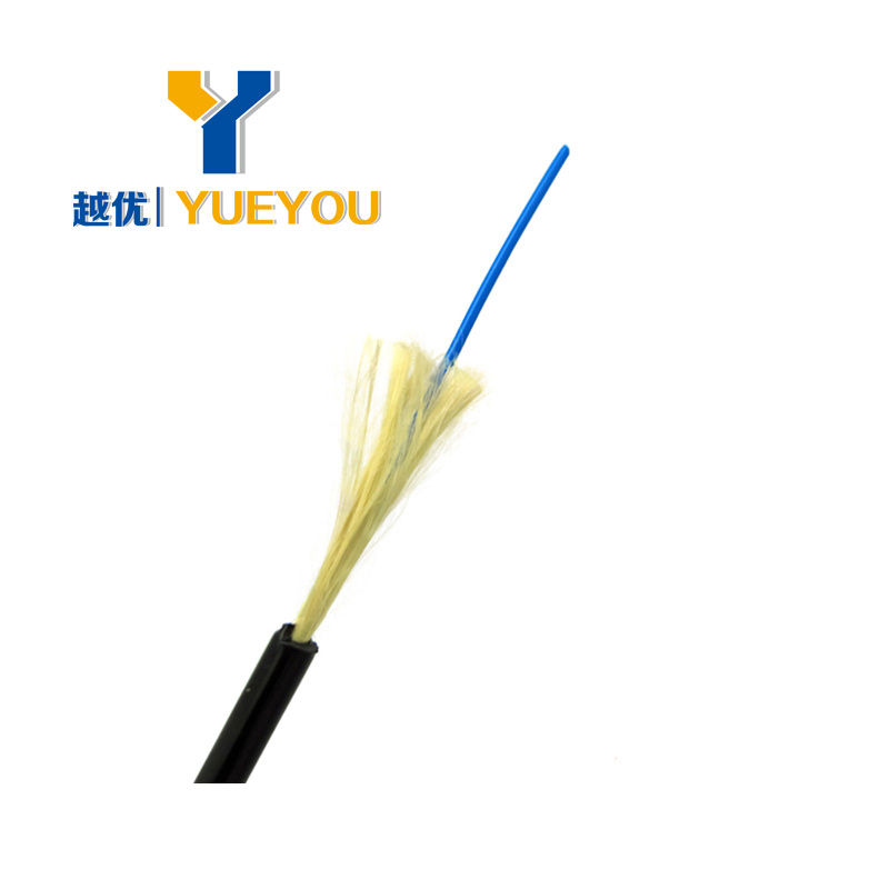2 Fibers FTTH Optical Fiber Cable Indoor with TPU or LSZH Jacket