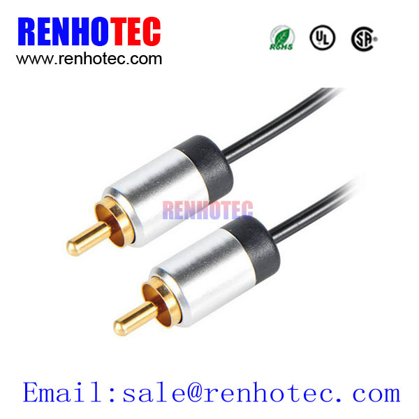 RCA to RCA Connector AV Cable for Audio &AMP