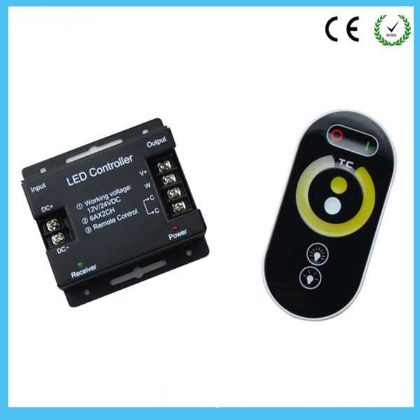High Quality RF Touch Remote Color Temperature DC 12V-24V Controller