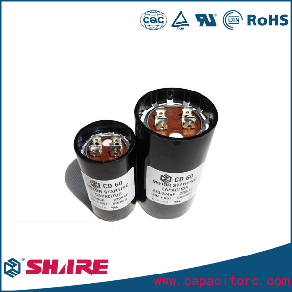 CD60 Type 250VAC 108-130UF Motor Start Capaictor