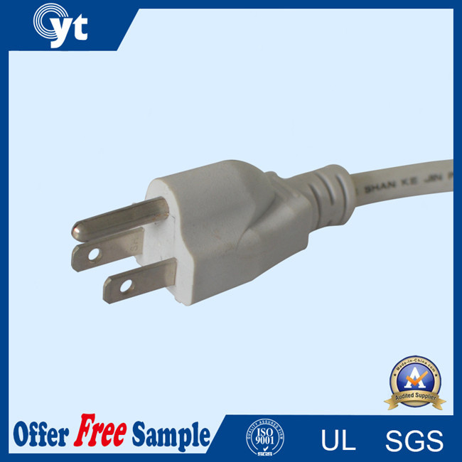 22AWG 3 Pin UL Copper Electrical Power Cable