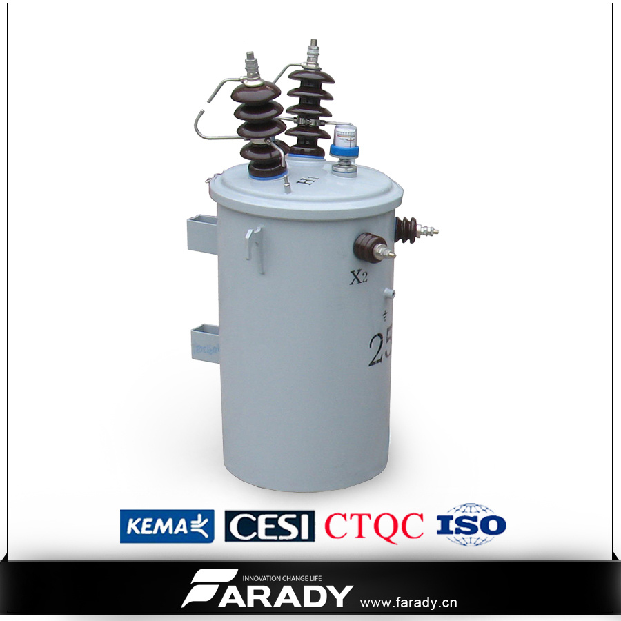 Conventional Transformer 7970V 25kVA Overhead Oil Immersed Electrical Transformer