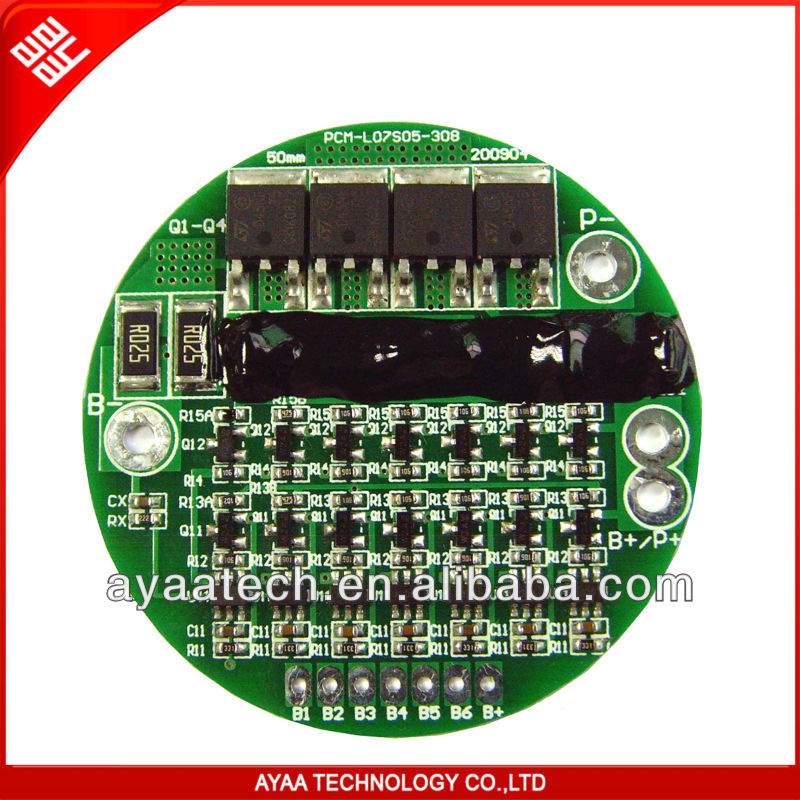 7s LiFePO4 Battery PCM BMS