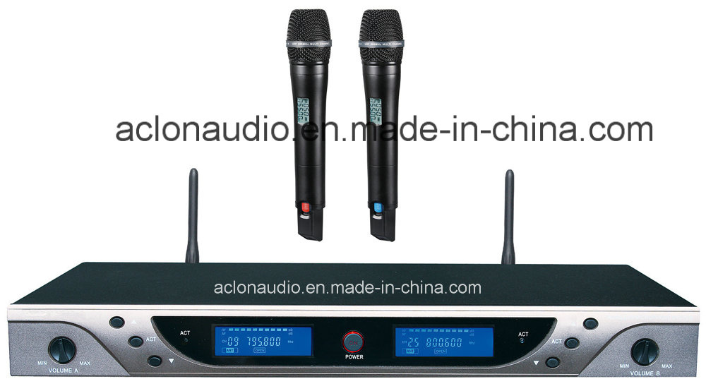 UHF 2 Channels Wireless Microphone (AMC909)