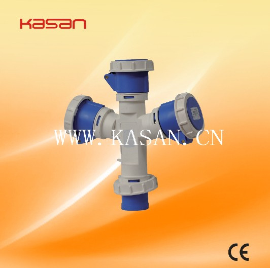 Newest Type 2p+E 1013 Industrial Socket, Multiple Outlet Sockets