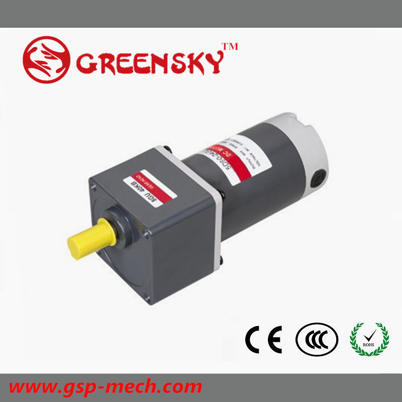 GS High Quality 12/24V 90W 90mm DC Gear Motor