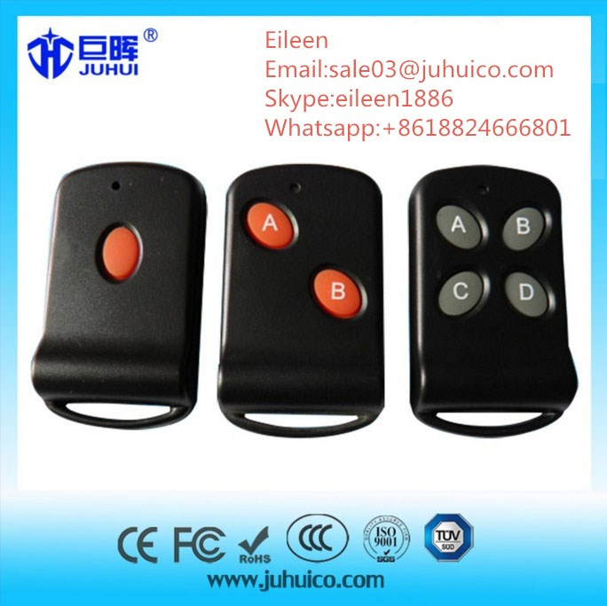 RF Remote Controls Garage Door Transmitter with Customised Buttons