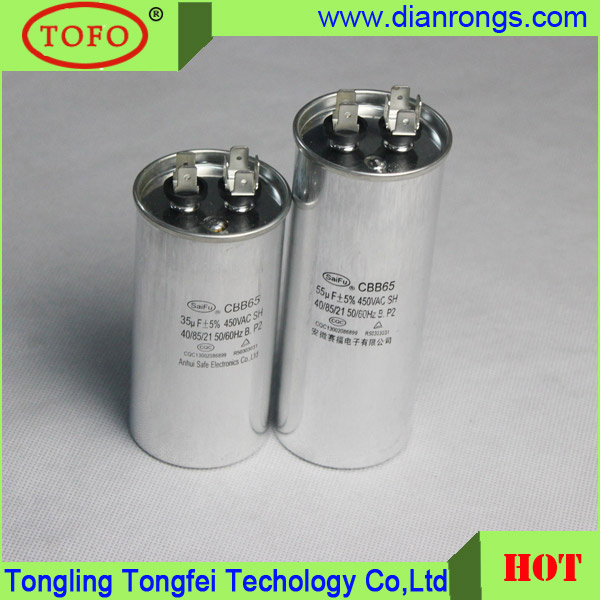 35UF 50UF 60UF 450V Cbb65 Capacitor