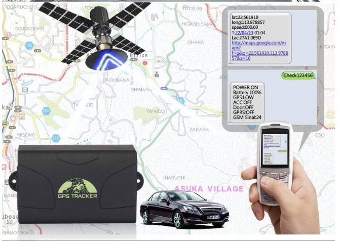 Vehicle Fleet GPS Tracker 100 Days Standby Time, Security System