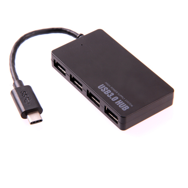 for The New MacBook Type C USB 3.1 Hub, High Quality Ultra-Thin USB 3.1 Type-C Male to Multiple 4 Port USB 3.0 Hub Adapter